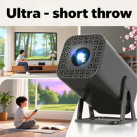 Projecteur à Ultra Courte Focale S12 Projecteur Mini Portable H716 Android 11 Vidéo HD Smart Projecteur 200 Lumens ANSI