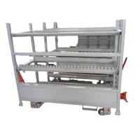 AOCHEN Chariot de réparation de radiateur à usage intensif Pièces Panneau de stockage en acier Support de transport Emballage intérieur de voiture Support de protection