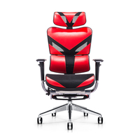 Chaise de bureau moderne de luxe Chaise de bureau et chaises de jeu avec repose-pieds