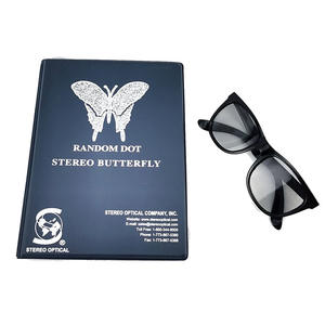 Kit de Prueba de Visión Estereoscópica WZ-YG64 con Gafas 3D Polarizadas para Inspección Óptica, Unisex, Montura Completa, Lentes Grises - Product Image 4