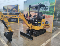 Excavatrice sur chenilles hydraulique CAT 301.7 de 1,7 tonne, 301.8, 302.7, 303, 303.5 avec moteur, pompe, boîte de vitesses et roulement