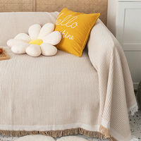 Housse de canapé universelle en polyester imperméable style nordique moderne, motif végétal, marque Diai, pour toutes les saisons