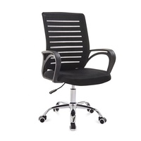 Chaises de bureau réglables de bonne qualité Accoudoir Chaise visiteur à roues mobiles