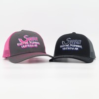 Casquette de camionneur Richardson 112 bicolore avec logo en patch tissé sur maille, fermeture snapback personnalisée