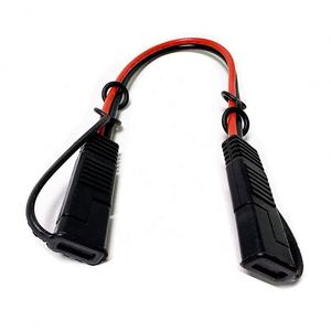 Macon nero rosso SAE 2 Pin spina di scollegamento rapido 12V <span class=keywords><strong>batteria</strong></span> <span class=keywords><strong>batteria</strong></span> per <span class=keywords><strong>auto</strong></span> cavo di prolunga - Product Image 4