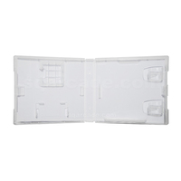 Boîtier de protection de cartouche de petite carte de jeu de remplacement blanc clair pour accessoires de jeu de chariot de jeu NDS de jeu