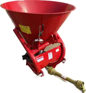 Solid fertilizer spreader grass seed spreader