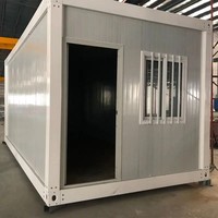 Maison conteneur préfabriquée sur mesure de 20 pieds, bâtiment modulaire étanche pour dortoir temporaire et bureau de chantier, démontage facile