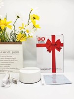 Lámpara de Noche LED Acrílica Hecha a Mano, con Luz Blanca Cálida, Alimentación USB, Decorativa, con Bolígrafo para Escribir, Disponible en Stock