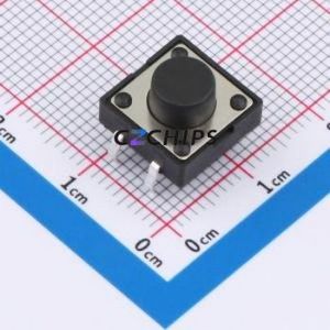 TSA12111-070B512BA Tactile Switch Through hole-4P,11.7x11.5mm Switch Single Pole Single Throw Round Button 2.8N 11.7mm - Product Image 1