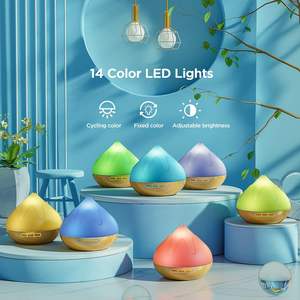 Diffuseur <span class=keywords><strong>d</strong></span>'huiles essentielles électrique 500ml <span class=keywords><strong>à</strong></span> ultrasons Té<span class=keywords><strong>l</strong></span>écommande 7 couleurs LED Humidificateur <span class=keywords><strong>d</strong></span>'<span class=keywords><strong>air</strong></span> de table Grandes pièces Ménage - Product Image 6