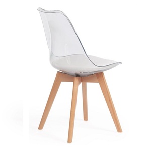 <span class=keywords><strong>Sillas</strong></span> de comedor de <span class=keywords><strong>tulip</strong></span>án transparente de gran oferta 2024, silla tapizada lateral - Product Image 3