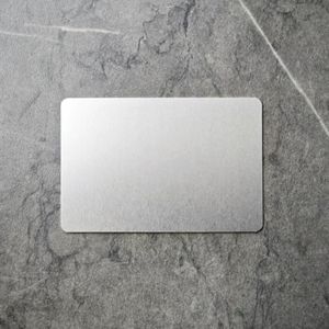 Targhetta in Metallo Antiruggine Durevole per Fai-da-Te, in Acciaio Inossidabile 86x54mm, Incisa per Biglietti da Visita, Prezzo FOB, Souvenir - Product Image 4