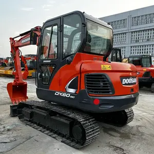 High Quality Doosan Used Excavators DX60-9C In Yard 6Ton Secondhand Mini Digger DX60-9C