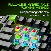 Tastiera da Gaming M36HE con Effetto Hall, 8000Hz, Scansione 128K, RT 0.01mm, 36 Tasti, Interruttore Magnetico Meccanico, RGB, Cablata, Tastiera a Una Mano