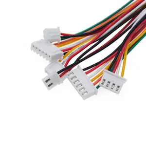 Einzelnes doppel köpfiges elektronisches Verbindungs kabel Anschluss kabel 2Pin 3Pin 4Pin 5Pin 6Pin buntes Flach band kabel