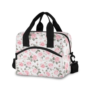Nouveauté : Sac isotherme souple personnalisé avec motifs floraux de haute qualité, sac à déjeuner thermique mignon - Product Image 1