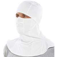 Balaclava unisexe en coton 100% réglable, rose, en peluche, protection solaire UV UPF+50 Alverstone, de GECKO MASTER