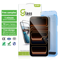 Protection d'écran en verre trempé Aurey personnalisée 2.5D 9H de haute qualité anti-explosion anti-espion 3D AR pour iPhone 17