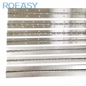 Roeasy小型隐藏式白色铸铝焊接钢琴铰链1830毫米铝钢琴铰链
