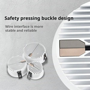 Lampu sorot <span class=keywords><strong>Led</strong></span> bulat, 12w 18w 24w hemat energi dalam ruangan kantor kamar tidur dapur putih reflektor langit-langit tersembunyi SMD - Product Image 3