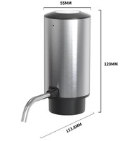 Meilleure Vente Cadeau de Noël Pas Cher Distributeur de Vin Électrique Automatique en Acier Inoxydable Aérateur Verseur Décanteur de Vin Électrique en Métal