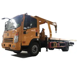 Yeni ucuz vinç monte 4ton 4*2 çekme kamyon yol kurtarma tamirci