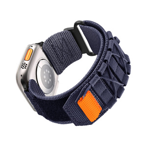 Bracelet de montre universel en nylon tissé compatible <span class=keywords><strong>Apple</strong></span> IWatch Samsung 20 mm 22 mm, boucle sport camouflage - Product Image 5