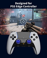 Kit de remplacement de manettes de jeu en métal personnalisées à 2 pièces pour PS5 DualSense Edge, accessoire pour manettes de jeu