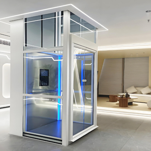 Ascensor Compacto <span class=keywords><strong>para</strong></span> Ahorrar Espacio en el Hogar, Elevador Residencial Silencioso, Sistema de Elevación <span class=keywords><strong>para</strong></span> Casa, Villa o Interiores - Product Image 2