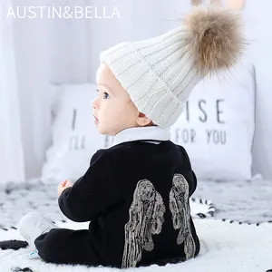 AustinBella-ropa de boutique personalizada para bebé, jersey de ala de Ángel de alta calidad, peleles de bebé, ropa de bebé de Príncipe, otoño