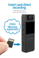 Écran d'enregistrement vidéo sans fil 1080p Hd Night Vision Portable Sports Dv Small Camcorder Back Clip Body Worn Mini Camera
