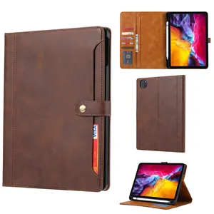 Factory new arrived leather tablet cover for ipad 12.9 luxury case for ipad 10/11 2022 pro/ipad air 4 5 /ipad mini