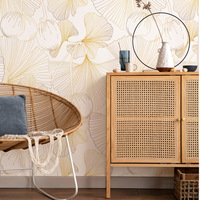 Nouvelles rouleaux de papier peint 3D auto-adhésifs imprimables en PVC imperméable amovible pour décoration murale florale – Vente en gros