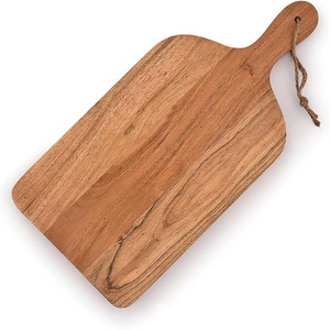 Planche à découper en bois d'acacia japonais sur mesure, planche à découper en bois pour cuisine d'hôtel, plateau à pain, plateau à fromage, plateau à steak et à pizza - Product Image 2