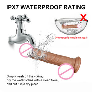 Dildo Vibrador <span class=keywords><strong>de</strong></span> Silicona Suave con Calefacción, Juguete Sexual para Mujeres, 100% Impermeable, Juguete Adulto Portátil para Parejas, Vibrador Realista - Product Image 3