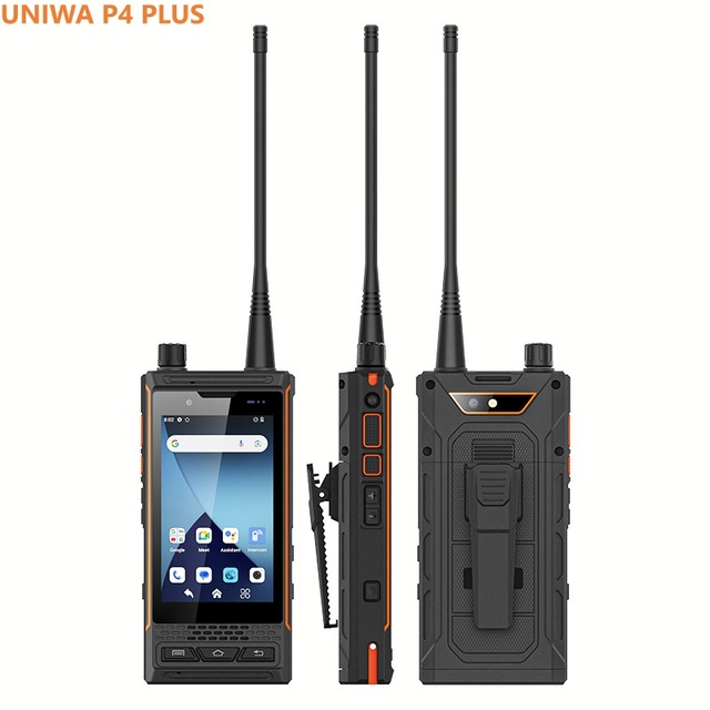UNIWA P4 Plus IP68 Waterproof VHF/UHF DMR PTT PoC Dual Mode Walkie Talkie Android Rugged Smart Mobile Phone