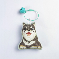 Personnalisé doux en peluche porte-clés oreiller charme personnalisé en gros jouet charme doux poupée dessin animé oreiller personnalisé Anime Photo porte-clés