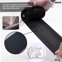 Kit de réparation d'urgence pour tuyaux : Bande de fibre de verre activée par l'eau + Mastic époxy malléable