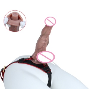 New Style Squirting Foreskin <b>Dildos</b> Sex Toys Realistic Silicone Ejaculating Toy Foreskin <b>Dildo</b> for Men Vaginal Anal Play - Product Image 1
