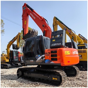 Excavatrice sur chenilles Hitachi Orange ZAXIS 120 d'occasion pour chantier, bon état - Product Image 1