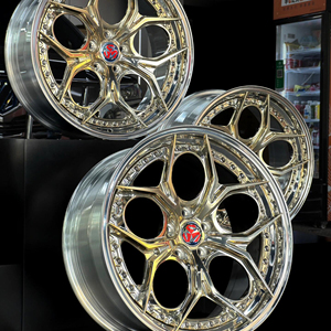 Ruedas SJ de Alto Rendimiento con Acabado Dorado Congelado, Forjadas, Cóncavas, Plateadas y Pulimentadas, 21x11.5 5x130 para Porsche 911 Turbo <span class=keywords><strong>GT3</strong></span> RS Supercar - Product Image 6