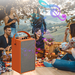 M006 M007 Enceinte Bluetooth Portable en Bois Style Vintage Caixa De Som Stéréo Haute Puissance avec Bluetooth pour Téléphone et Ordinateur Portable - Product Image 6