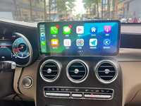 Écran radio de voiture système Linux 10,25 pouces, lecteur stéréo pour Mercedes Benz Classe C GLC 2015-2018, Carplay Wifi BT Audio double système