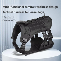 Harnais de poitrine multifonctionnel pour animaux de compagnie en tissu Oxford durable, conception anti-évasion pour chiens de grande et moyenne taille