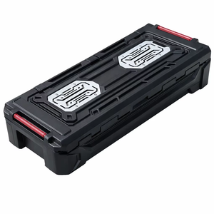 Boîte de toit de voiture 105L avec ouverture latérale simple, en plastique, construction rotomoulée pour le transport en véhicule - Product Image 1
