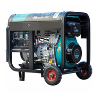 Groupe électrogène diesel de type ouvert 8,75 kVA 7 kW 498 cm³ certifié CE ISO9001, groupe électrogène fiable pour les chantiers de construction