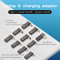 Laptop-Netzteil PD-Adapter Stecker-Konverter USB Typ-C Buchse auf Stecker DC-Ausgang Anschluss für Laptop-Netzteiladapter