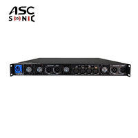 Amplificateur audio professionnel ASCSONIC D18K4 4 canaux 18000 Watts classe D avec construction métallique et alimentation CA 110-240V pour les discothèques