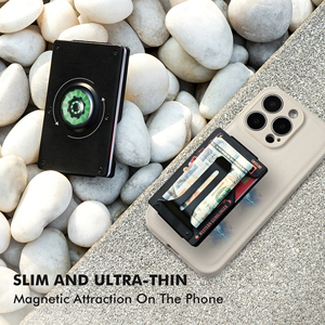 Slim Laser Printed Credit Card Holder Aluminum Alloy Case Large Capacity Magnetic Wallet for Daily Carry - Product Image 6